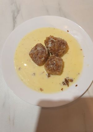 Aranygaluska vaniliasodóval recept fotója