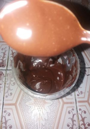 صورة لوصفة حكمتلي قلت نديرلكم أحلى شيكولا طلي 😋😋 في البيت جربوها وادعولي 😍