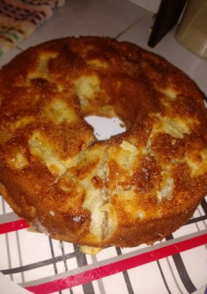 Una foto de Tarta de manzana invertida 🍎