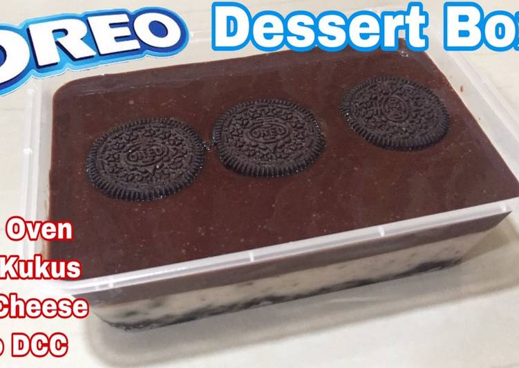 Cara meramu Oreo dessert box ekonomis  yang Bisa Manjain Lidah