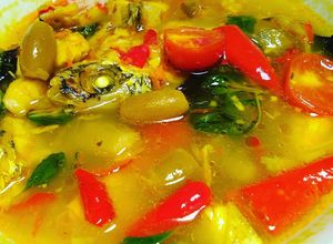 Foto resep Papeda Kakap Kuah Kuning