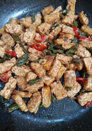 Foto resep Tumis Tempe Kacang Panjang