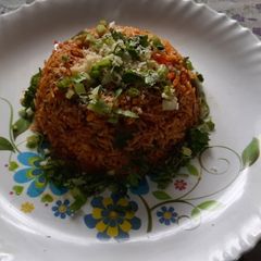 A picture of Spicy mexican rice.