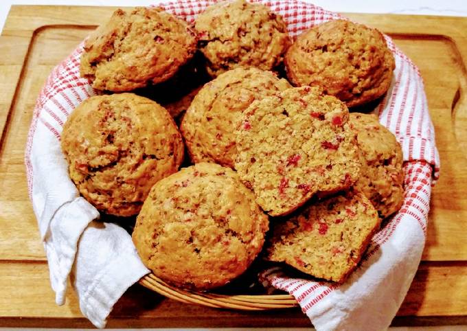 Brandied Cranberry Orange Marmalade Muffins