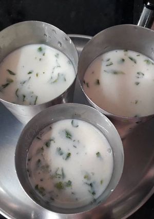 A picture of Masala chaas.