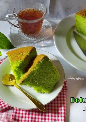 Foto resep Bolu Pandan Jadul (Dengan Jus Pandan Asli)