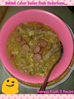 Foto resep Seblak Kuah Ceker,Bakso,Sosis Sederhana.