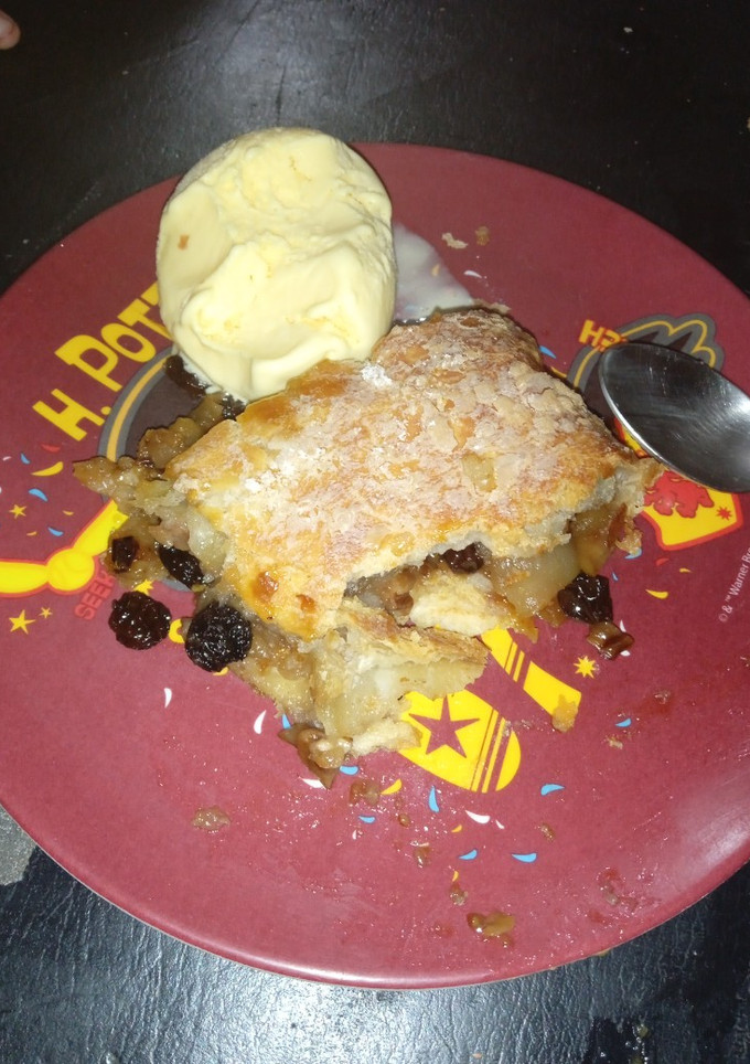 Una foto de Strudel de manzana