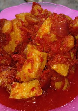 Foto resep Sambal udang tahu