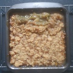Rhubarb and Apple Crumble A picture of Rhubarb and Apple Crumble.