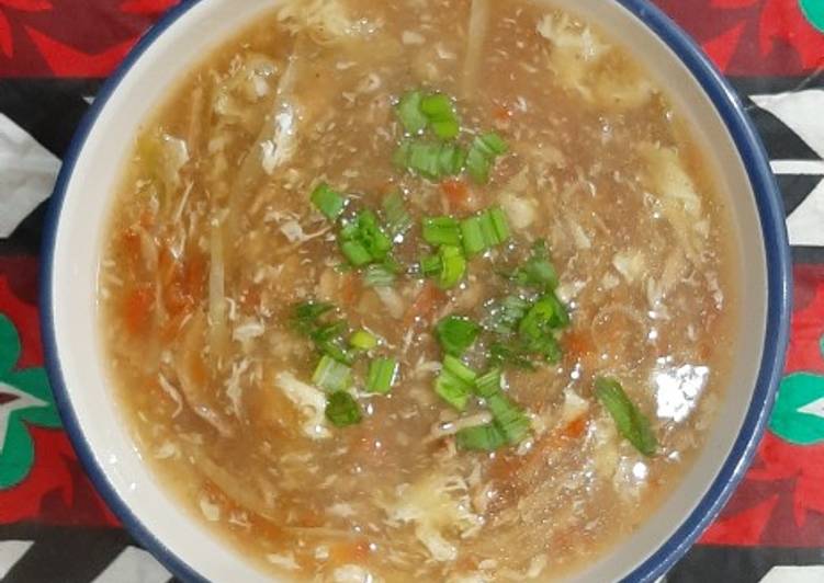 Steps to Make Homemade Hot and sour soup