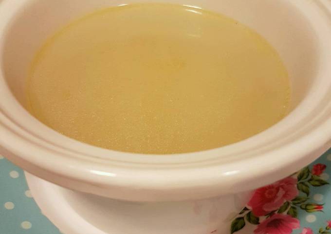 Mpasi 6m - Kaldu Ayam (Simple)