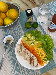 Hình của món Salad ức gà eatclean.