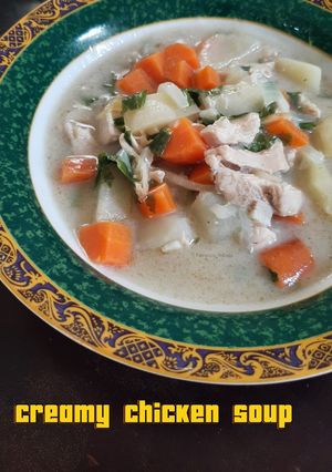 Foto resep Creamy Chicken Soup