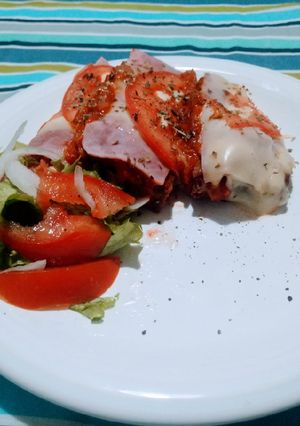 Una foto de Vacío a la pizza