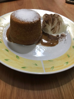 Una foto de Volcán de dulce de leche