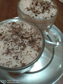 A picture of Chocolate shake#jikoni challenge.