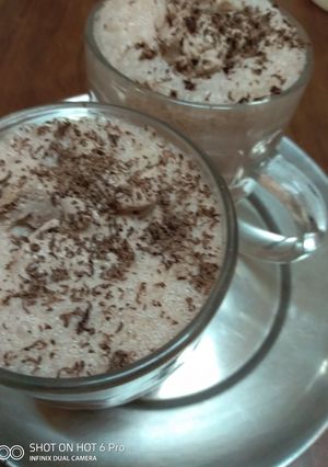 A picture of Chocolate shake#jikoni challenge.