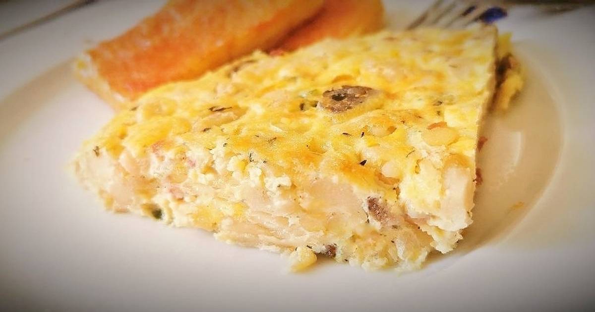 Tortilla Catalana de Judías blancas con Botifarra Receta de