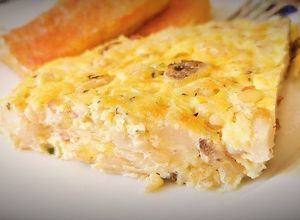 Una foto de Tortilla Catalana de Judías blancas con Botifarra
