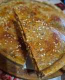 Tarta empanada de proteína de soja