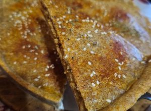 Una foto de Tarta empanada de proteína de soja