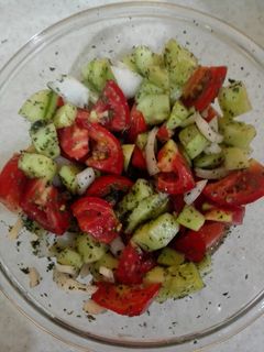 عکسی از دستور سالاد شیرازی