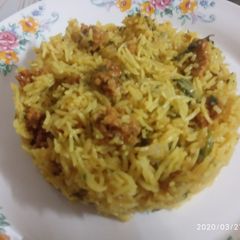 A picture of Punjabi vadi pulav.