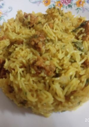 A picture of Punjabi vadi pulav.