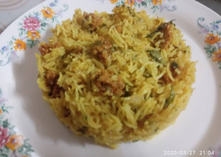 Recipe of Homemade Punjabi vadi pulav