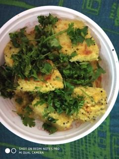 A picture of Healthy khichadi Dhokla.