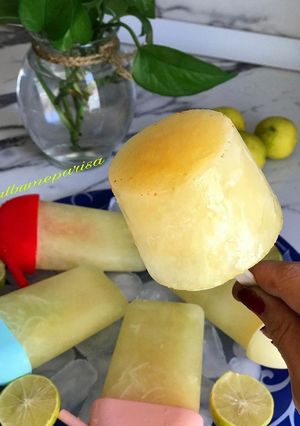عکسی از دستور بستنی یخی (باقالب وبدون قالب بالیوان یکیبارمصرف)😋