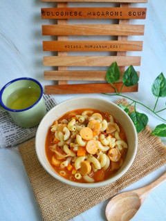 Foto resep Bolognese Macaroni Soup