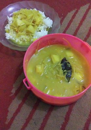 Foto resep Kentang pepaya muda sayur kuning
