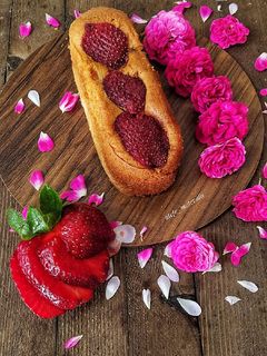 عکسی از دستور کیک توت فرنگی (مینی کیک توت فرنگی)