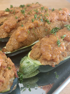 Une photo de 🌿 Courgettes farcies veggies