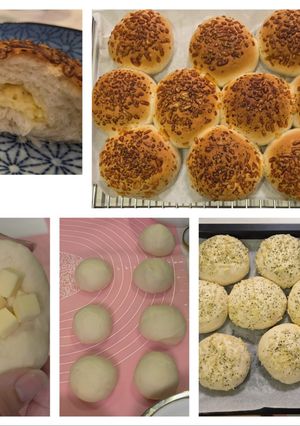 雙重芝士麵包 的食譜成品照片