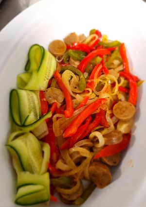 A picture of Veggie stir-fry.