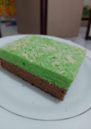 Foto resep Bolu coklat pandan