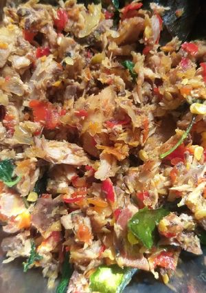 Foto resep Tongkol Suwir Pedas