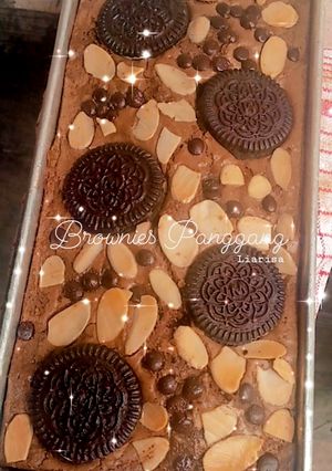 Foto resep Brownies Panggang Almond