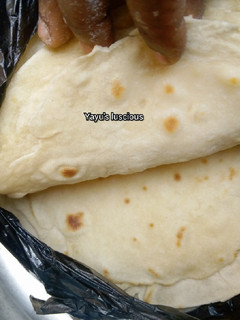 Shawarma bread ainihin hoton girkin