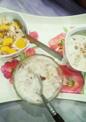 A picture of Chaval Rabri Kheer.