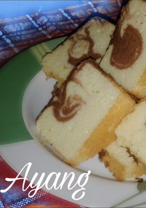 Foto resep Bolu marmer selembut kapas 3 telur