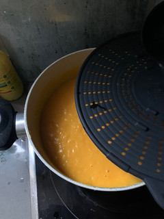 Foto principal de Crema de calabaza y zanahoria con queso azul