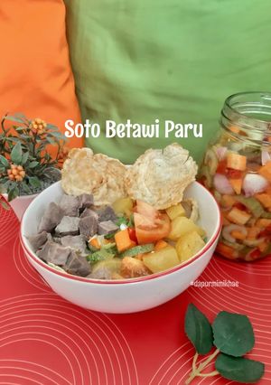 Foto resep 1. Soto betawi paru