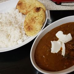 A picture of My Hot But Tasty Beef Tomato Curry. 😁.