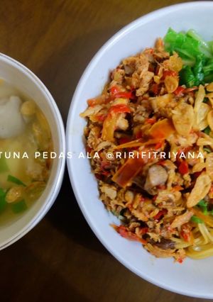 Foto resep “Mie Tuna Pedas”