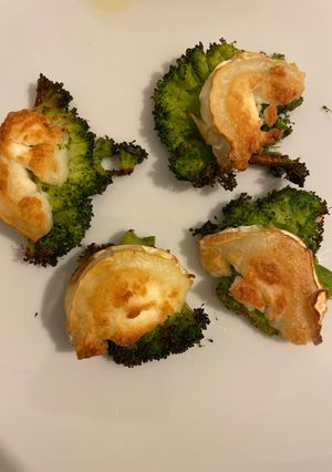 Une photo de Fleuron de brocolis à l’air fryer