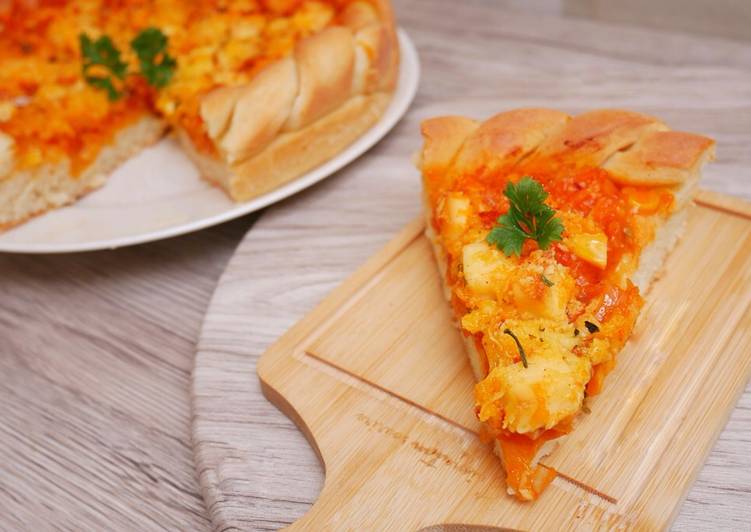 Simple Pizza jagung saus spagetti